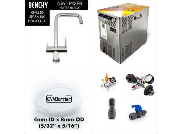 Benchy sparkling - 4 in 1 Kitchen mixer tap