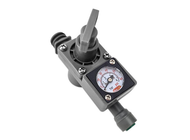 Inline regulator for Duotight manifold