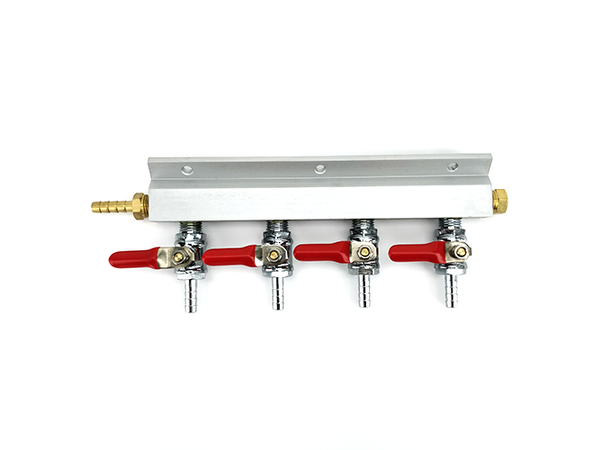 Gas Line Manifold Splitter 4 ways