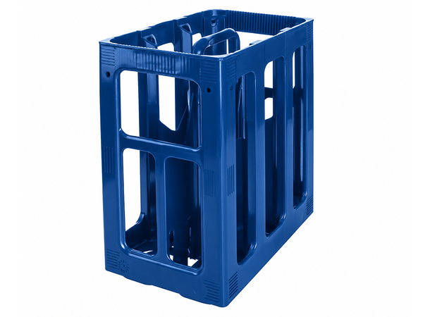 Plastkasse for 6 x 0,75L flasker