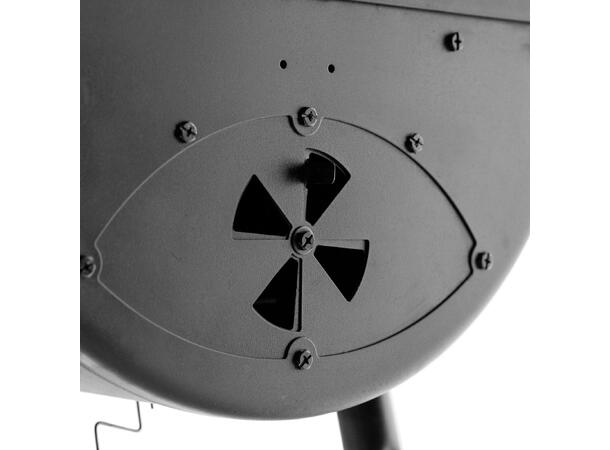Portable Charcoal Grill & Side Fire Box