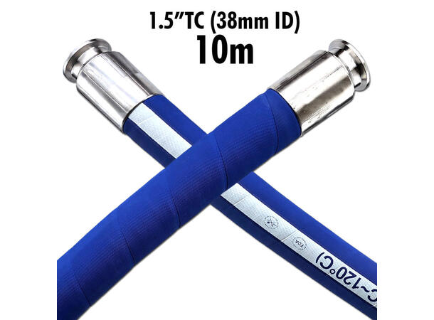 1,5" TC FlexiRoyal EPDM Brewery Hose -10m