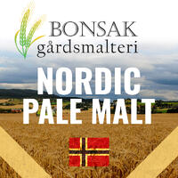 Nordic Pale Malt 1 kg Hel 5-6 EBC - Bonsak Gårdsmalteri