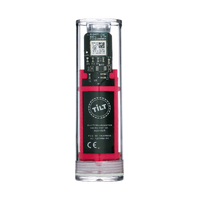 Tilt Hydrometer og termometer, rosa Singel-cap versjon