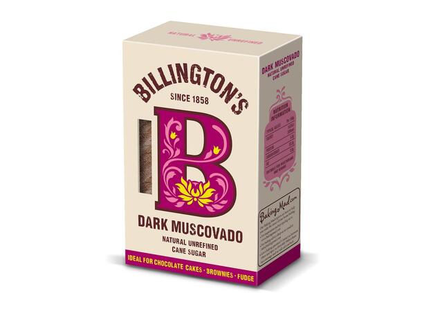 Billington's dark muscovado sukker 500g