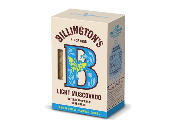 Billington's light muscovado sukker 500g