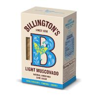Billington's light muscovado sukker 500g lyst, urafinert rørsukker